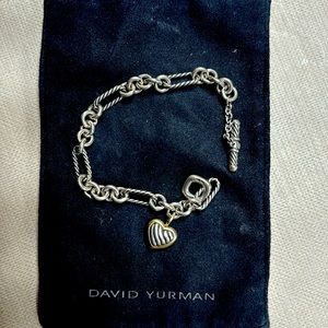 David Yurman Heart Charm Bracelet